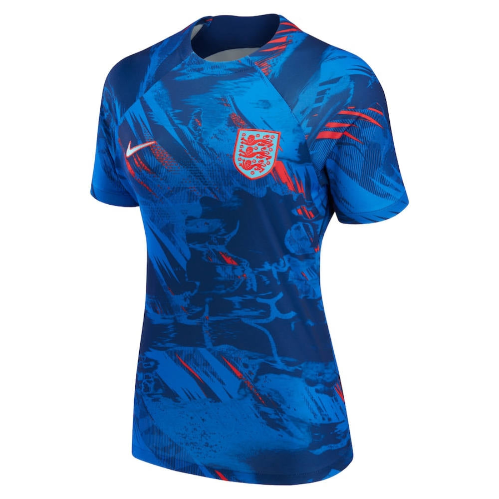 2022-2023 England Pre-Match Shirt (Blue) - Ladies_0