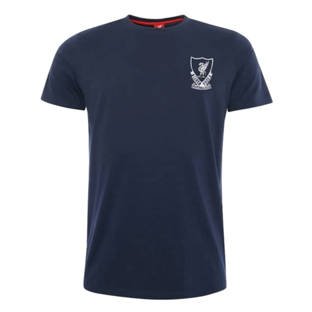 Liverpool 1988-1989 Crest Tee (Navy)_0