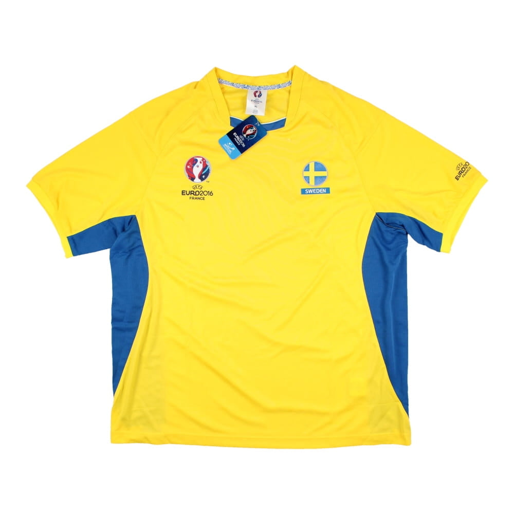 2016-2017 Sweden Poly Training Tee (Yellow)_0