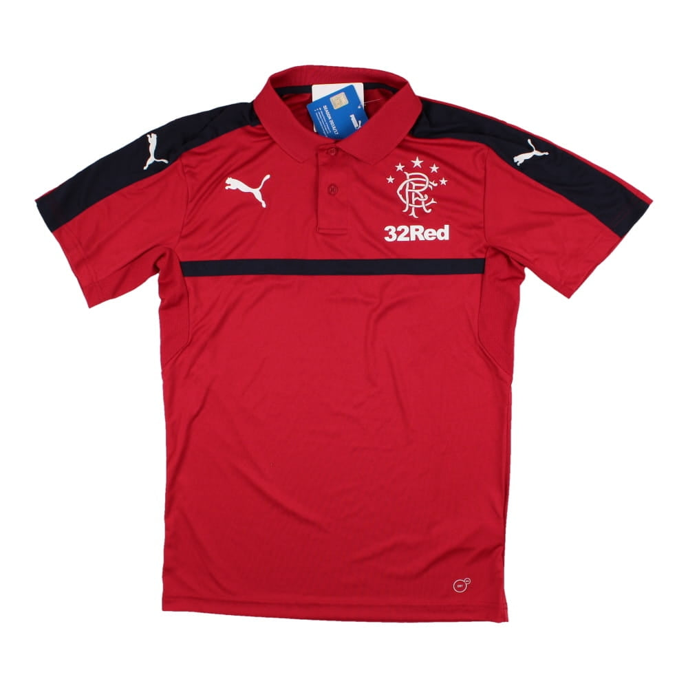 2016-2017 Rangers Leisure Polo Shirt (Chilli Pepper)_0