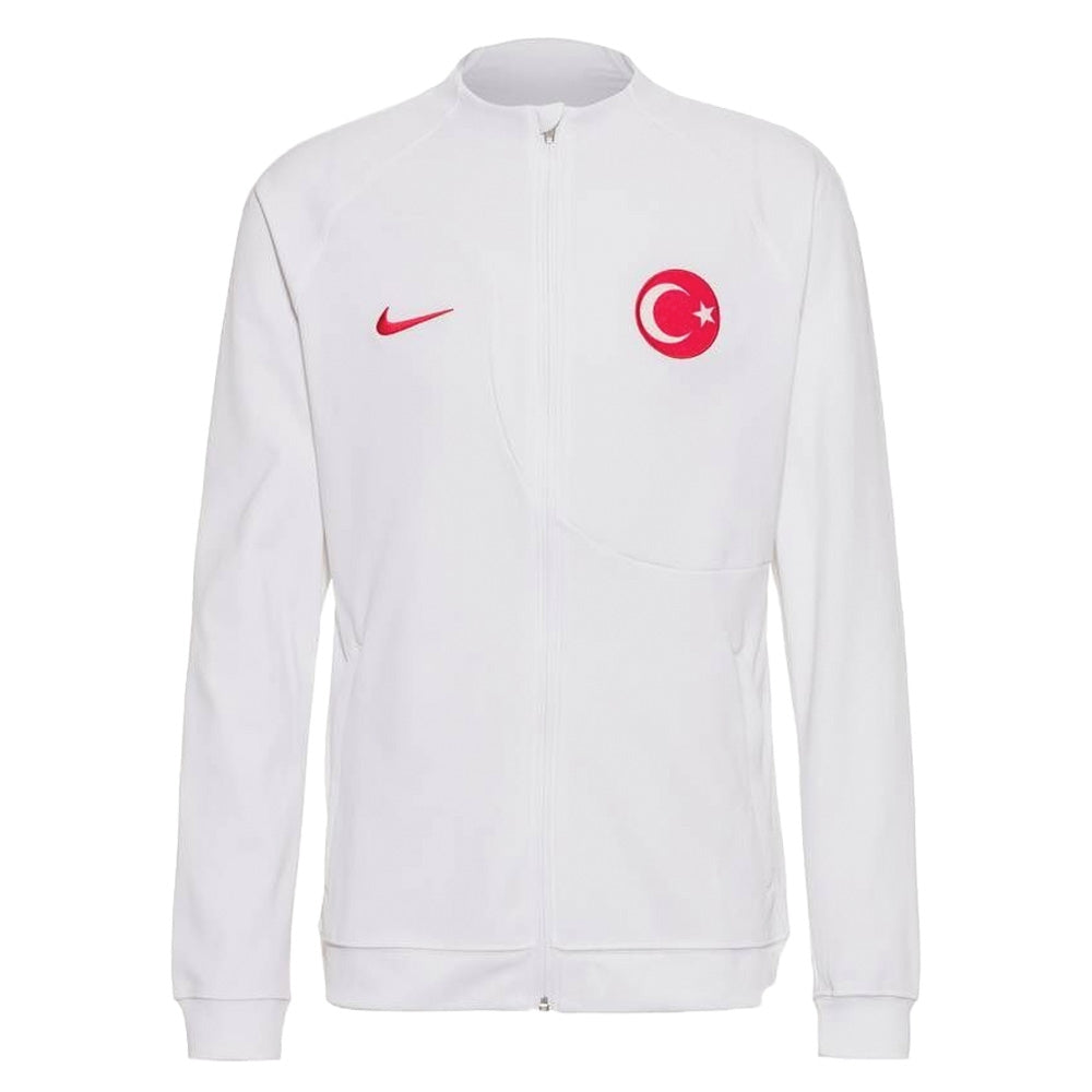 2022-2023 Turkey Pro Knit Academy Football Jacket (White)_0