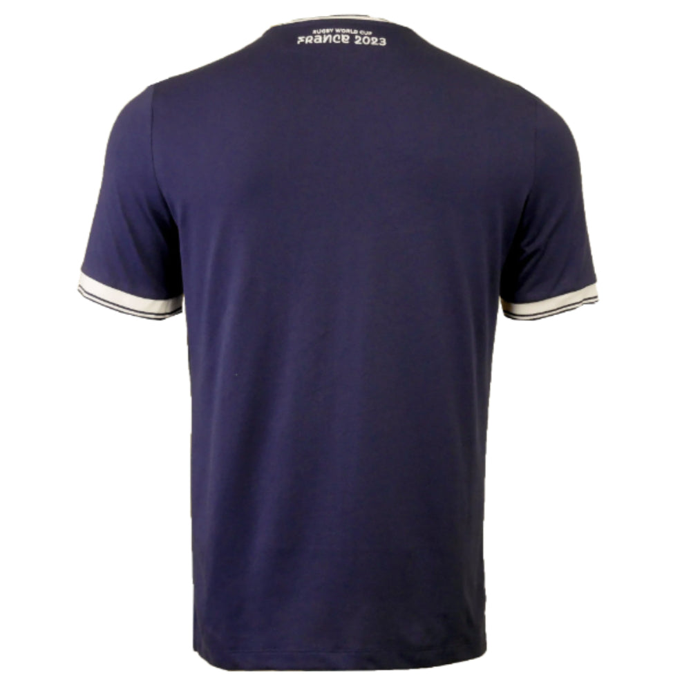 Scotland Mens RWC 2023 Cotton T-Shirt - Navy_1