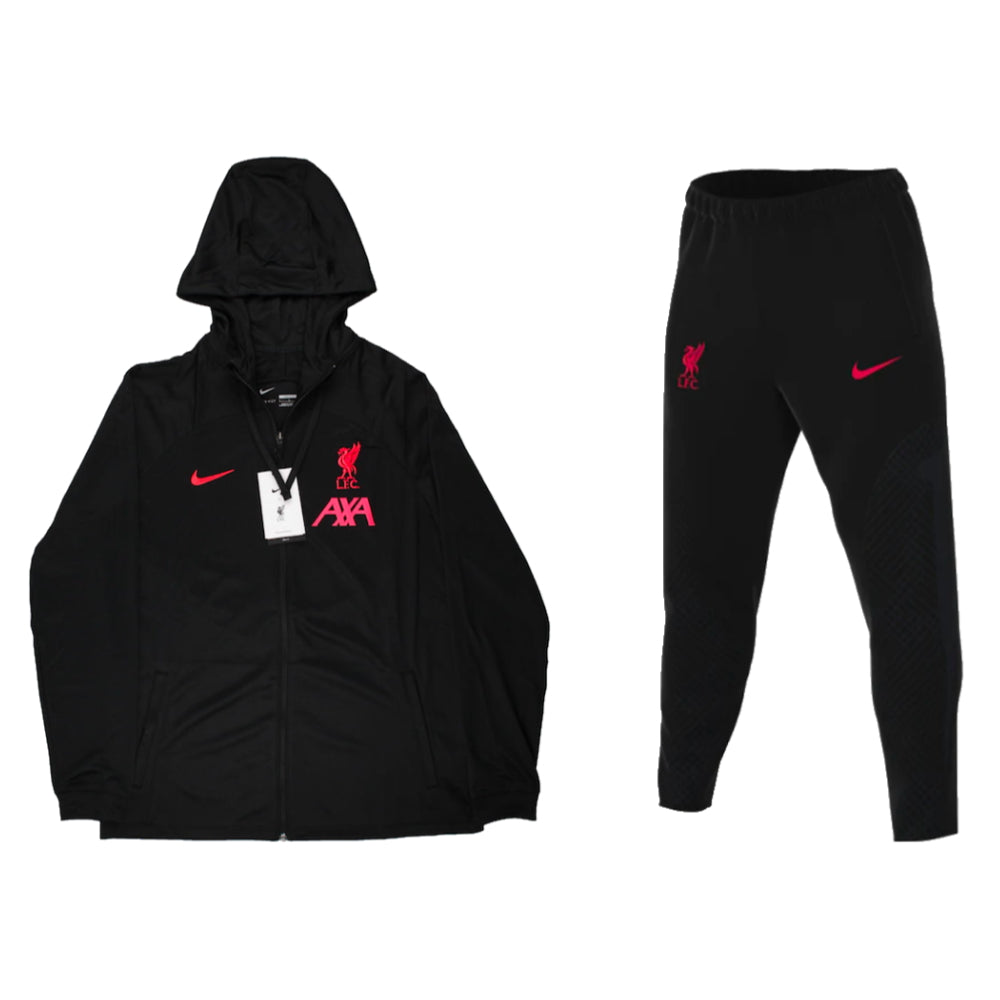 2022-2023 Liverpool Strike Woven Tracksuit (Black)_0