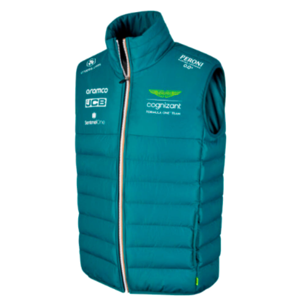 2023 Aston Martin Mens Team Gilet (Green)_0