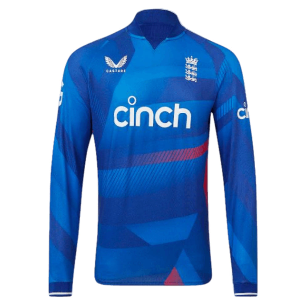 2023 England ODI Pro Long Sleeve Jersey (Blue)_0