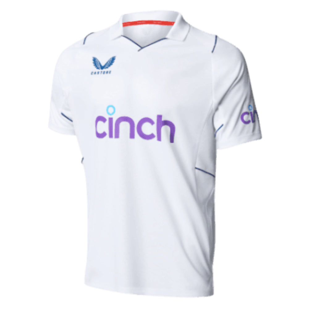 2023 England Test Replica Short Sleeve Jersey_0