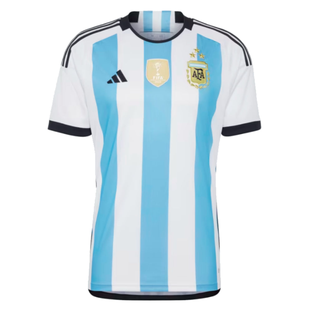 Argentina 2022 World Cup Winners Home Shirt (MESSI 10)_3