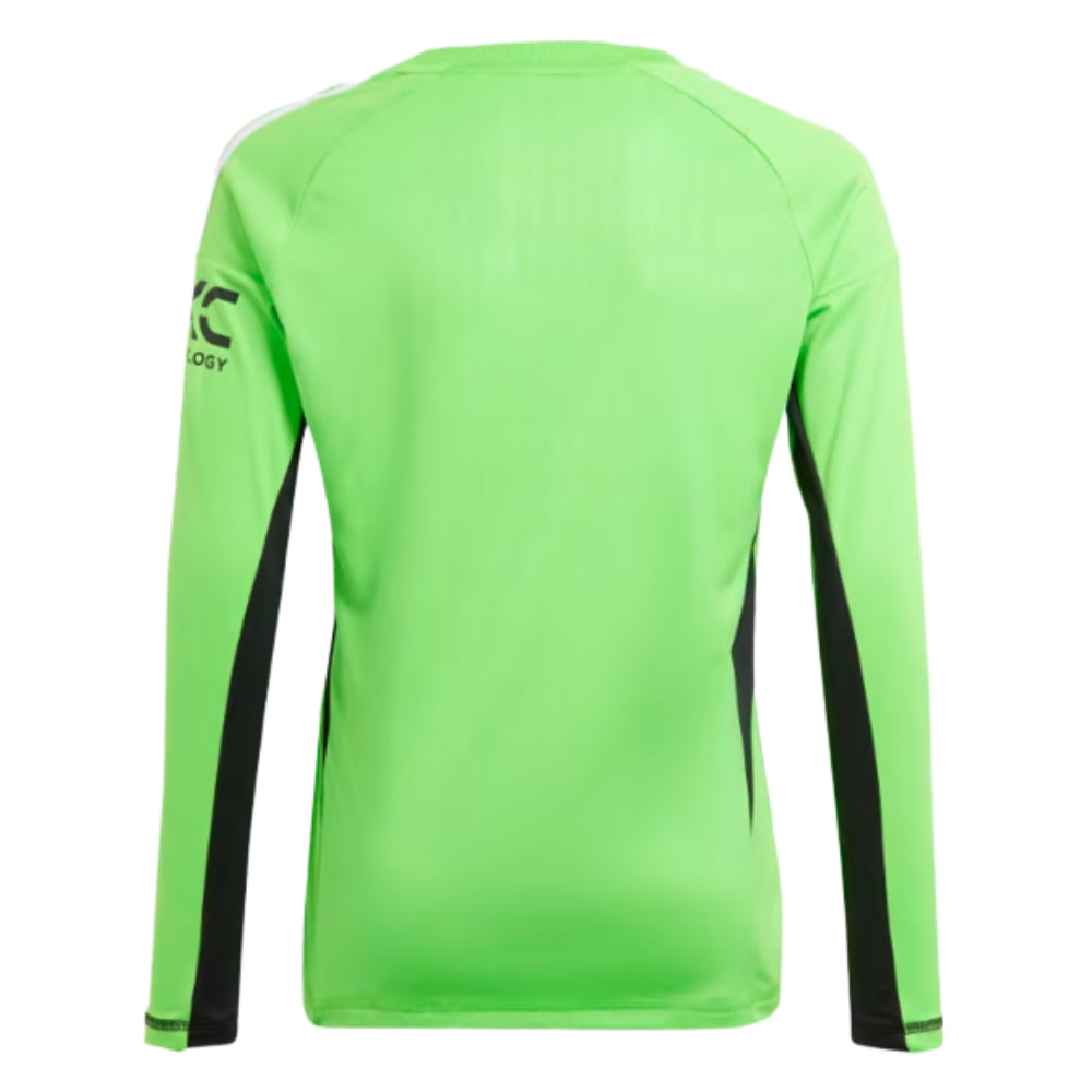 2023-2024 Man Utd Home Goalkeeper Shirt (Solar Green) - Kids (Onana 24)_4