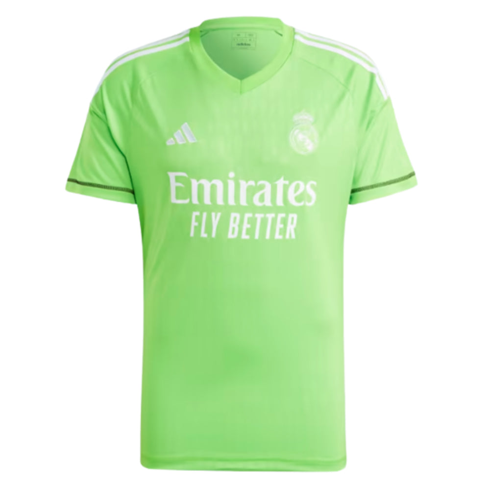 2023-2024 Real Madrid Home Goalkeeper Shirt (Solar Green)_0