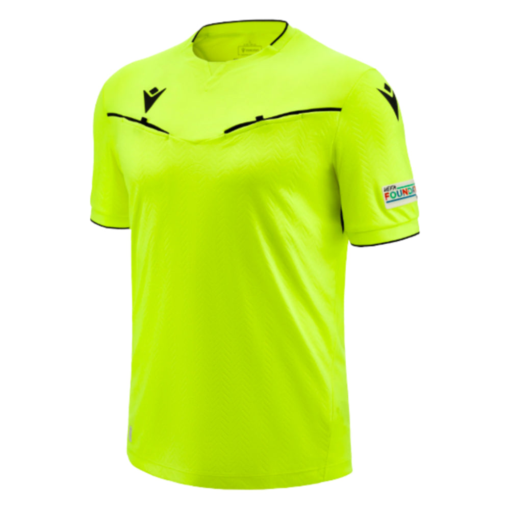 2023-2024 UEFA Referee Neon Yellow Shirt_0