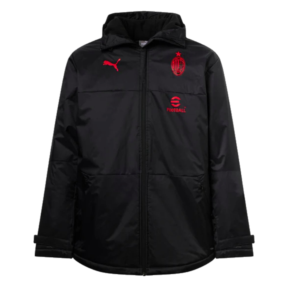 2023-2024 AC Milan Winter Jacket (Black)_0