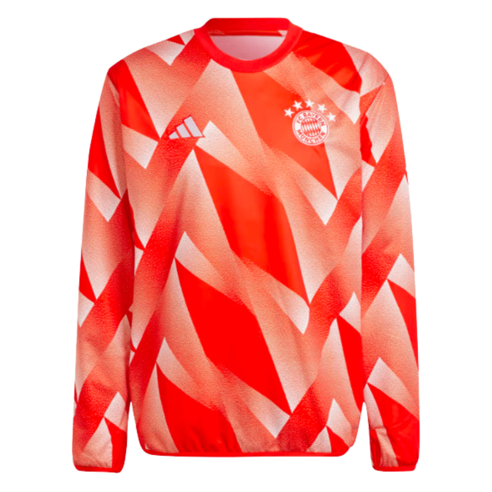 2023-2024 Bayern Munich Pre-Match Warm Top (Red)_0