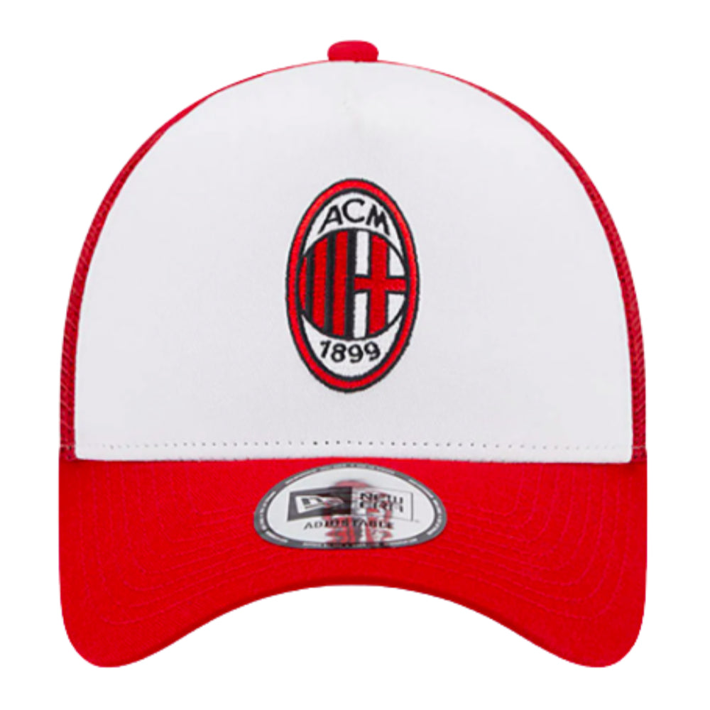 2023-2024 AC Milan White A-Frame Trucker Cap_0