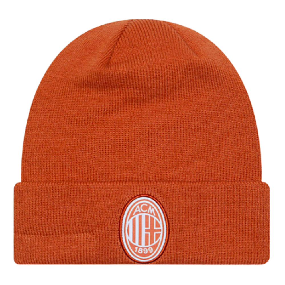 2023-2024 AC Milan Seasonal Cuff Beanie (Orange)_0