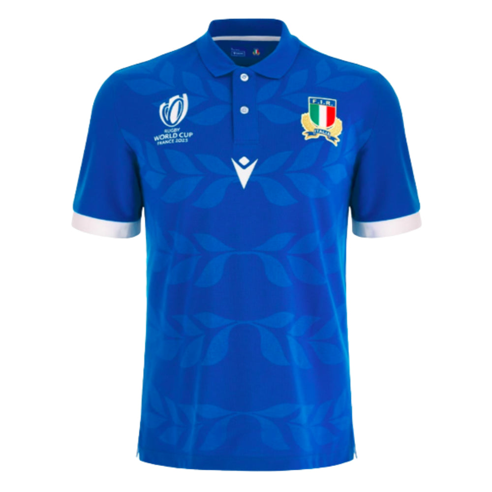 Italy RWC 2023 Home Cotton Rugby Shirt_0