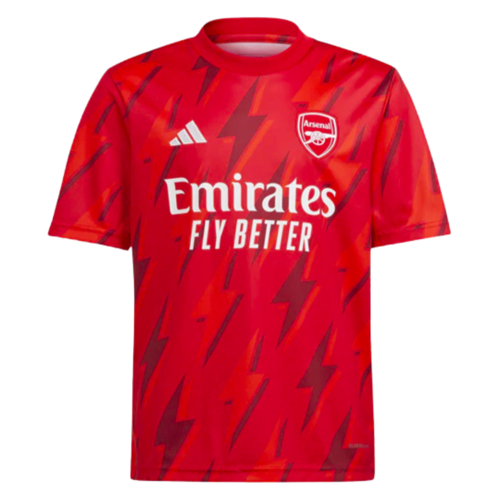 2023-2024 Arsenal Pre-Match Shirt (Red) - Kids_0