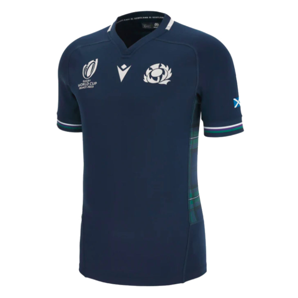 Scotland RWC 2023 Bodyfit Home Rugby Shirt_0