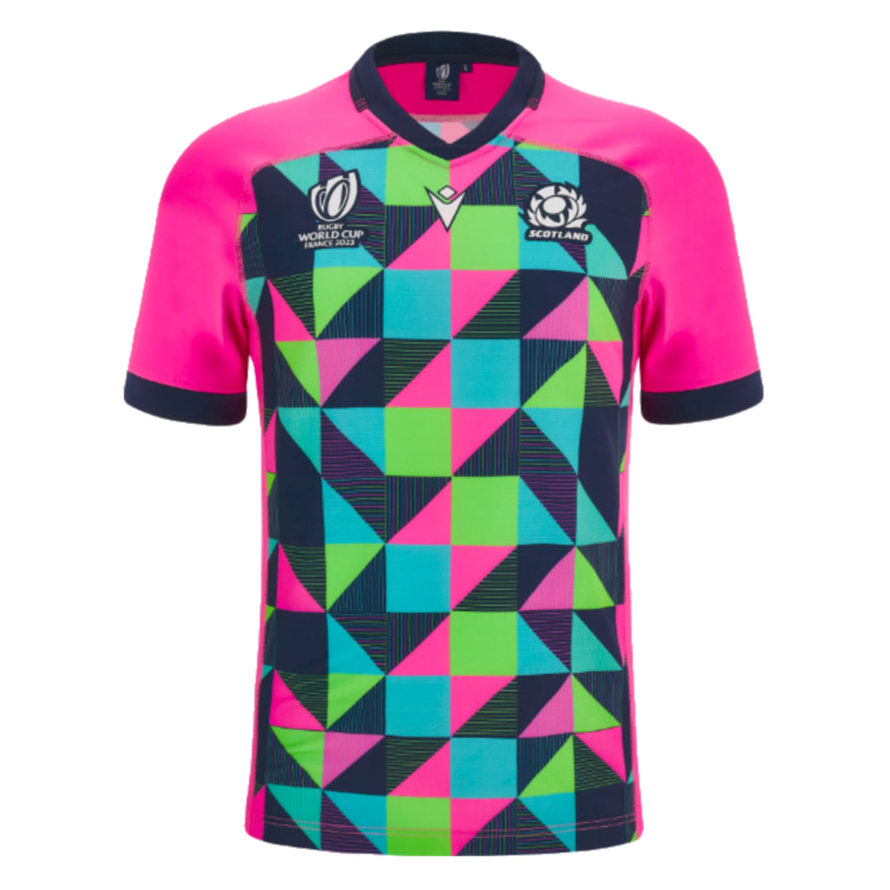 Scotland RWC 2023 Rugby Training Jersey (Neon)_0