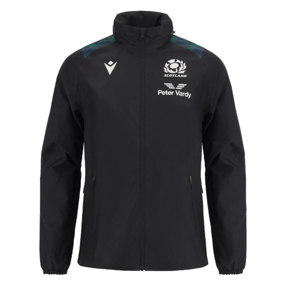 2023-2024 Scotland Rugby Waterproof Jacket (Black)_0