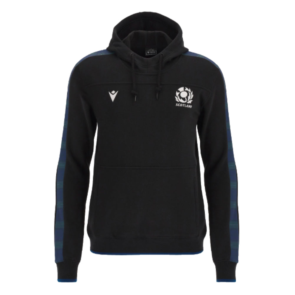 2023-2024 Scotland Rugby Kangaroo Pouch Hoody (Black)_0