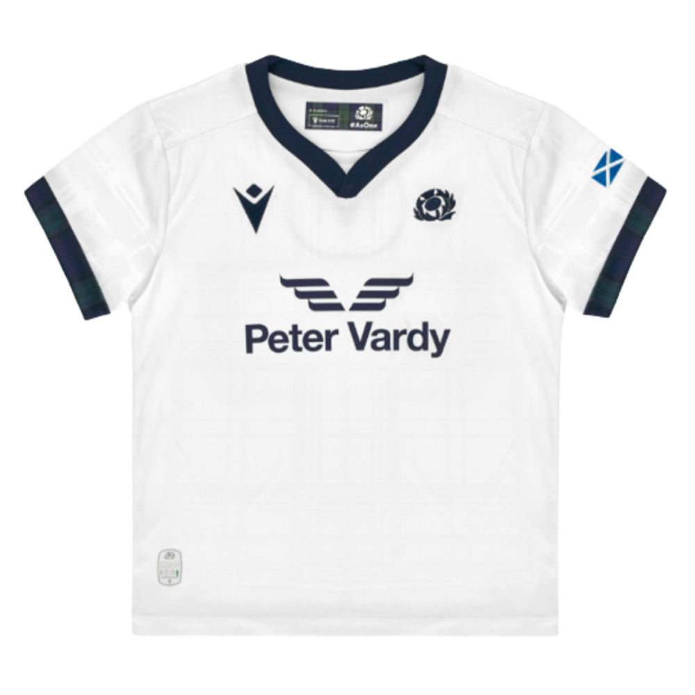 2023-2024 Scotland Away Little Kids Rugby Shirt_0