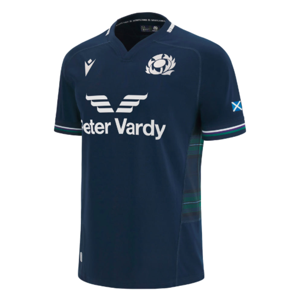 2023-2024 Scotland Home Rugby Poly Replica Shirt (Kids)_0