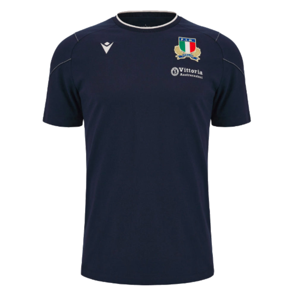 2023-2024 Italy Rugby Travel Player Shirt (Navy)_0