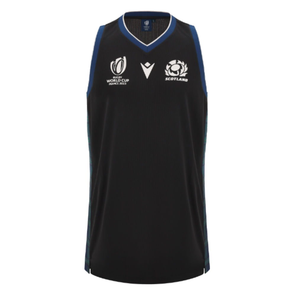 2023-2024 Scotland Rugby Basketball Singlet (Black)_0