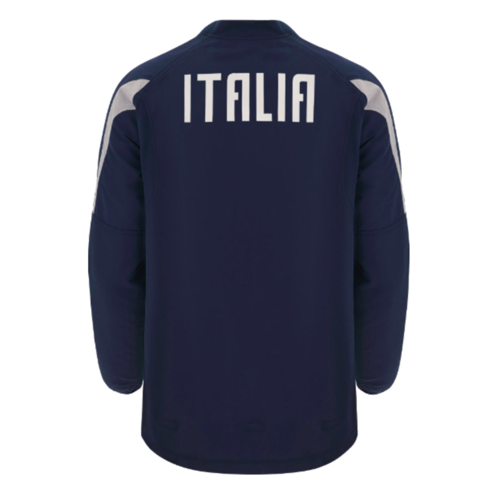 2023-2024 Italy Rugby Contact Top (Navy)_1