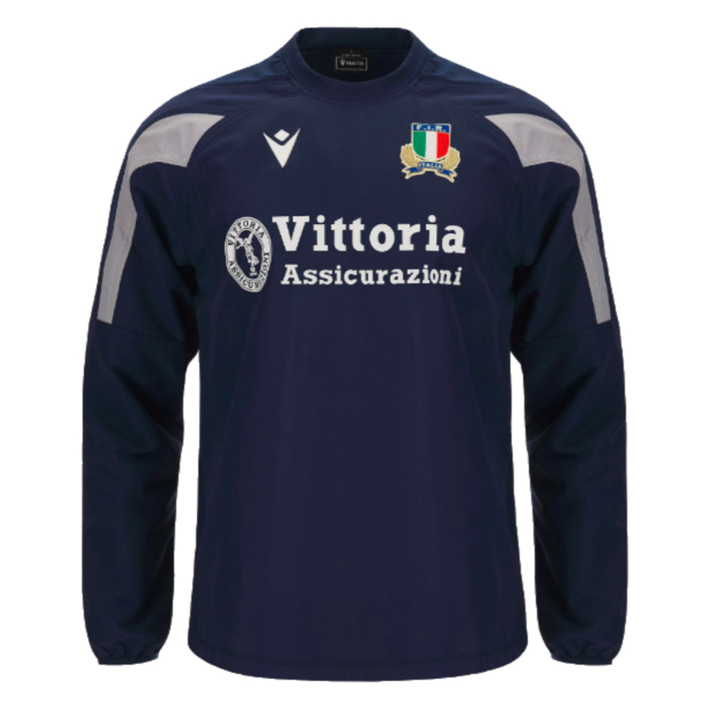 2023-2024 Italy Rugby Contact Top (Navy)_0