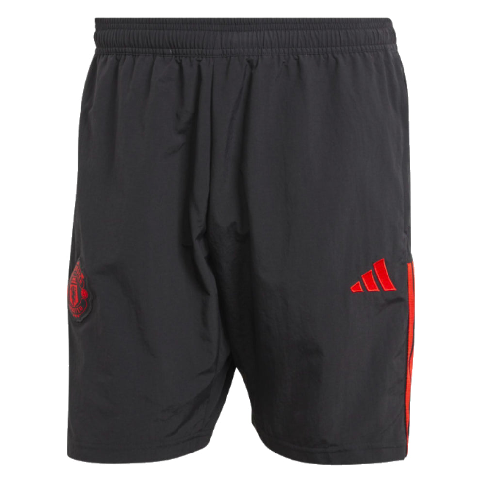 2023-2024 Man Utd Downtime Shorts (Black)_0