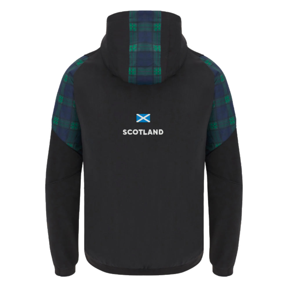 2023-2024 Scotland Rugby Travel Full Zip Hoodie (Black)_1