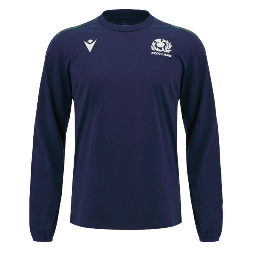 2023-2024 Scotland Rugby Round Neck Training Sweatshirt (Navy)_0