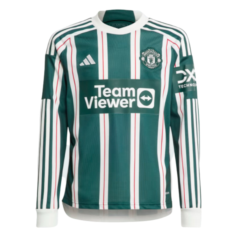 2023-2024 Man Utd Away Long Sleeve Shirt (Kids)_0