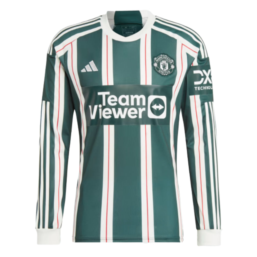 2023-2024 Man Utd Long Sleeve Away Shirt_0