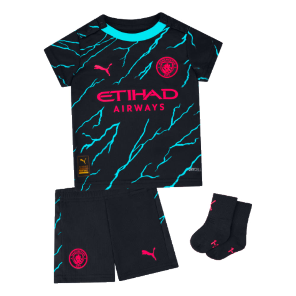 2023-2024 Man City Third Baby Kit_0