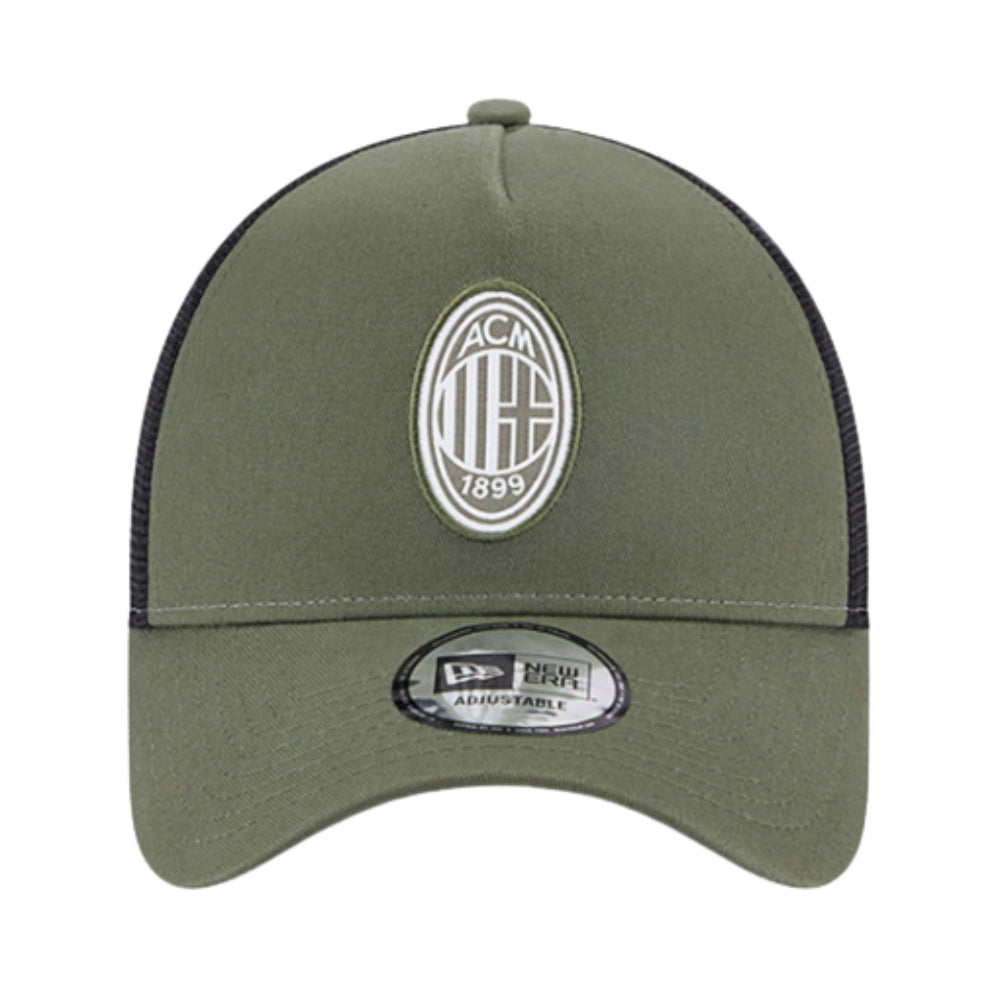 AC Milan A-Frame Trucker Cap (Khaki)_0