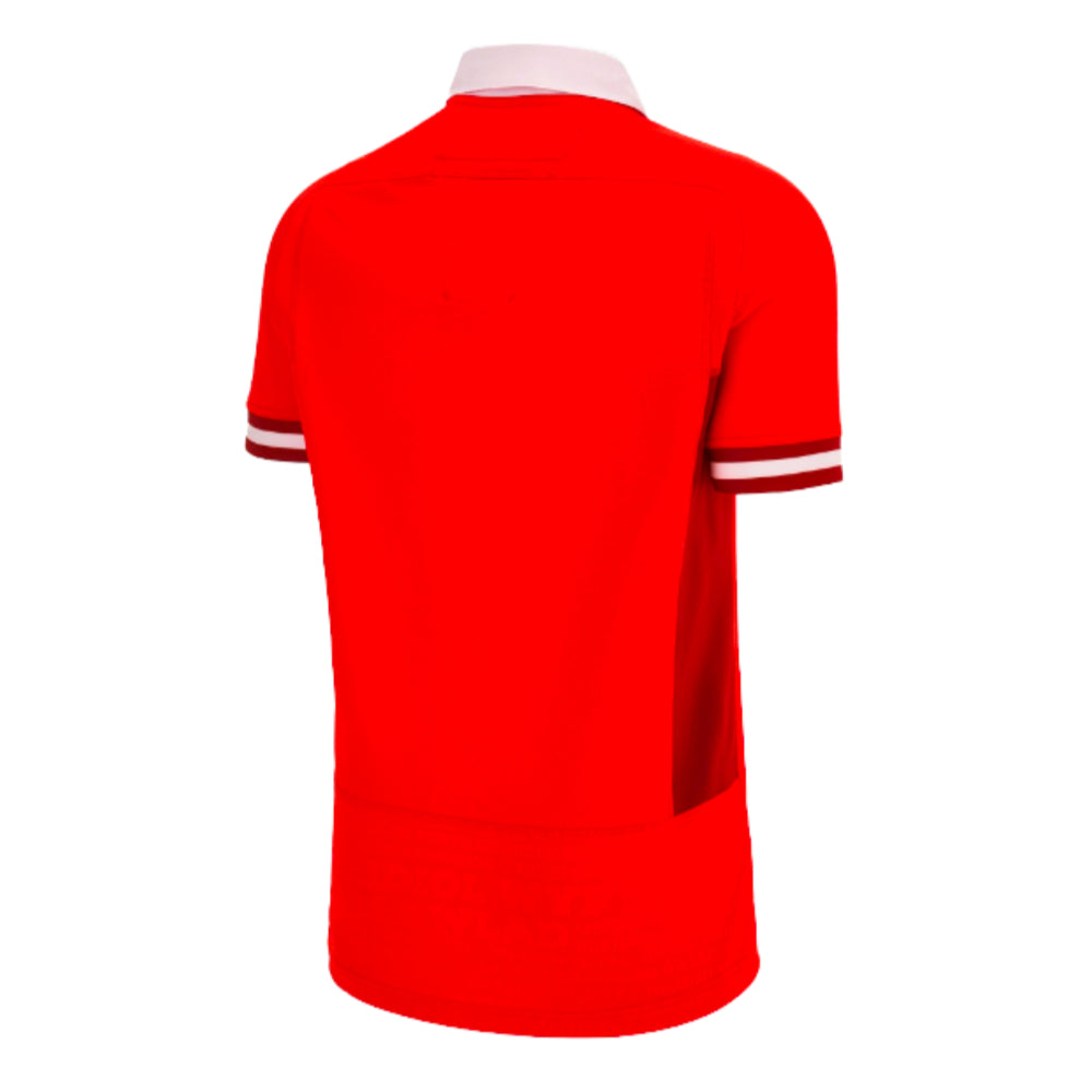 Wales RWC 2023 Home Slim Fit Match Rugby Shirt_1