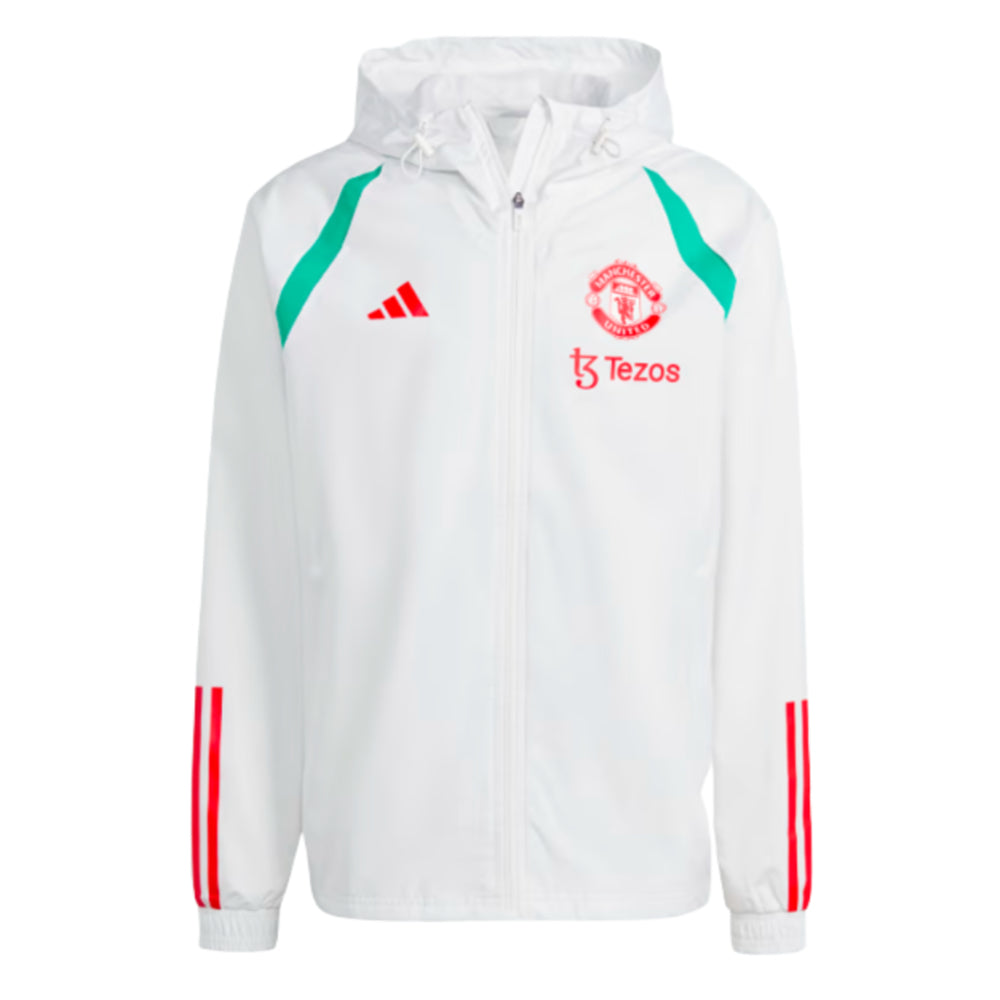 2023-2024 Man Utd Allweather Jacket (White)_0