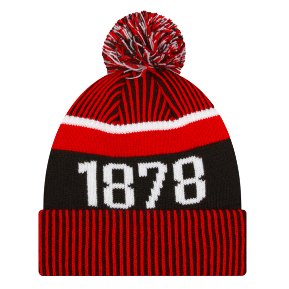 Manchester United Red Bobble Knit Beanie Hat_1