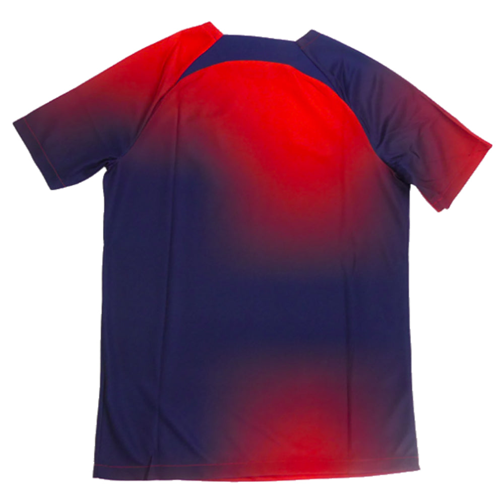 2023-2024 PSG Academy Pro Dri-FIT Pre-Match Shirt (Red)_1