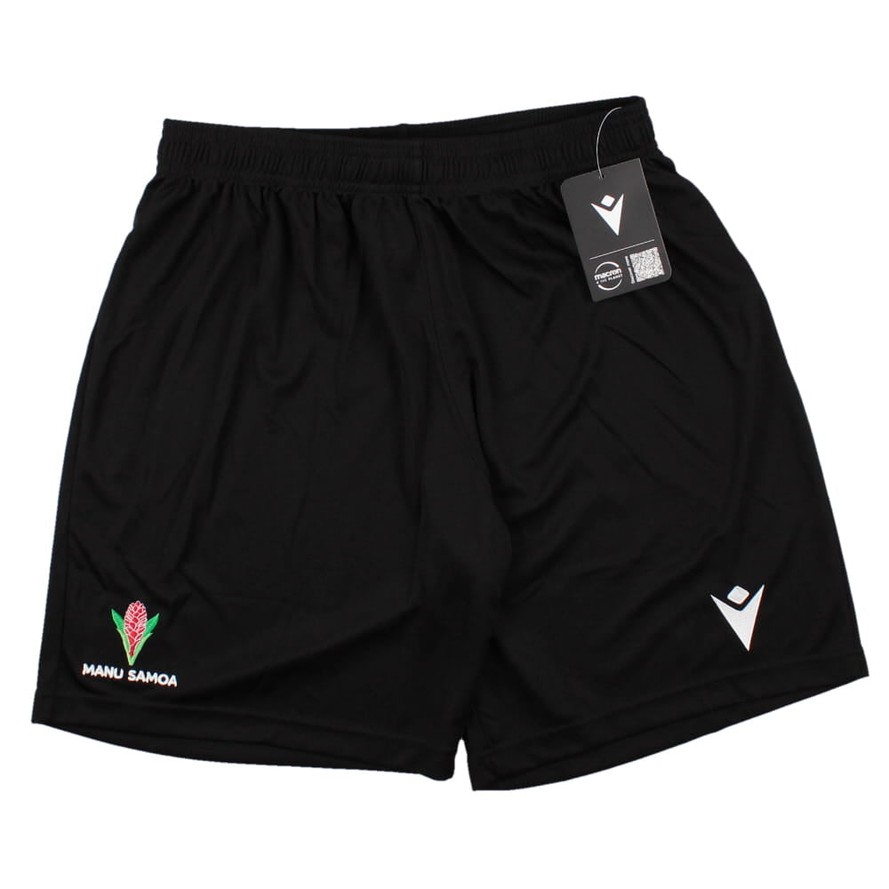 2023-2024 Samoa Rugby Light Training Shorts (Black)_0