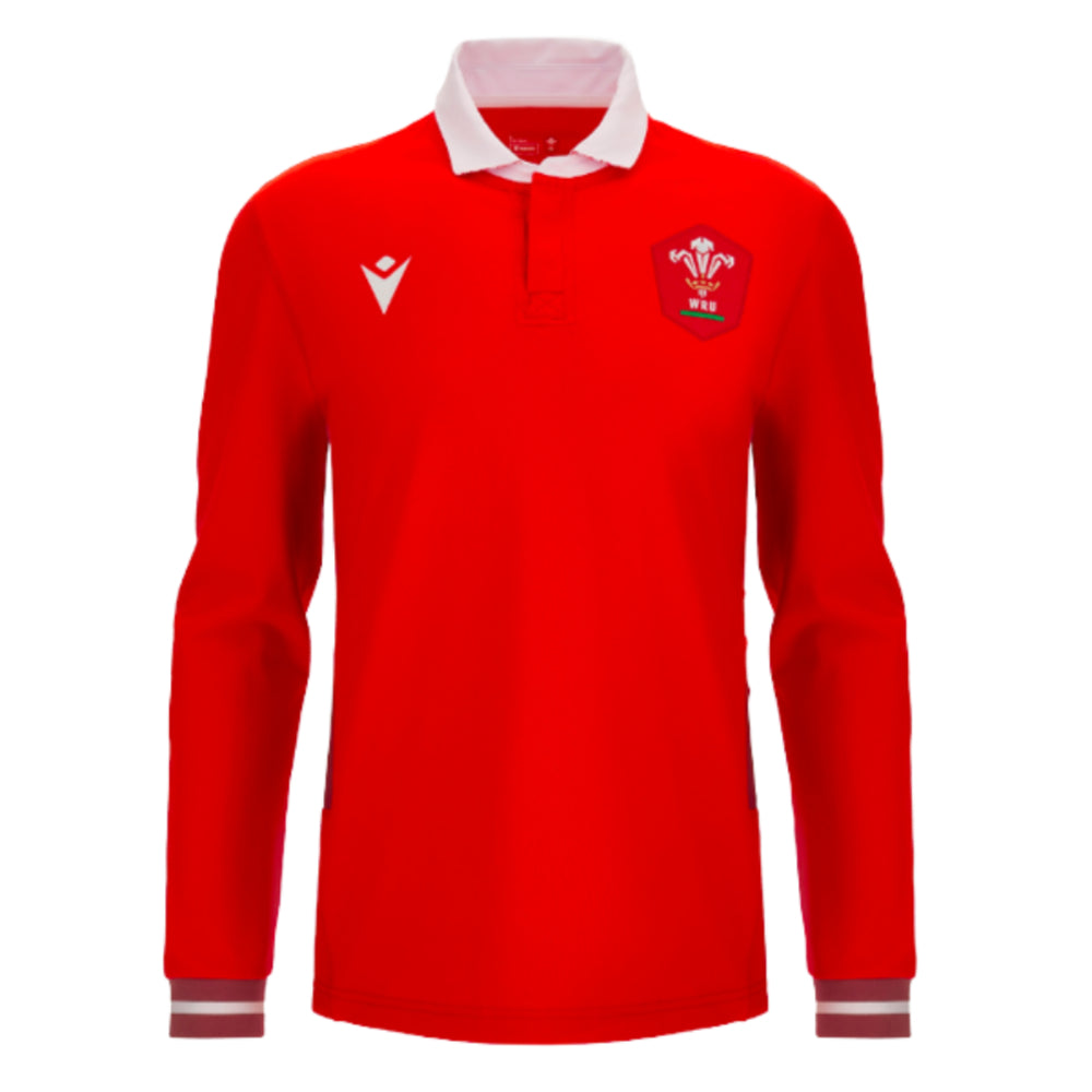 2023-2024 Wales Rugby LS Cotton Home Shirt_0