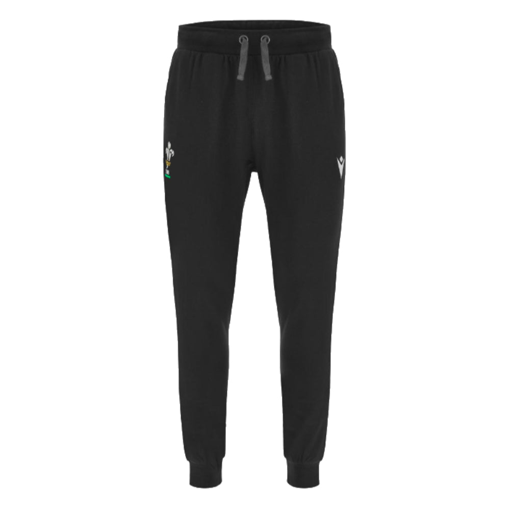 2023-2024 Wales Rugby Travel Brushed Cotton Pants (Black)_0