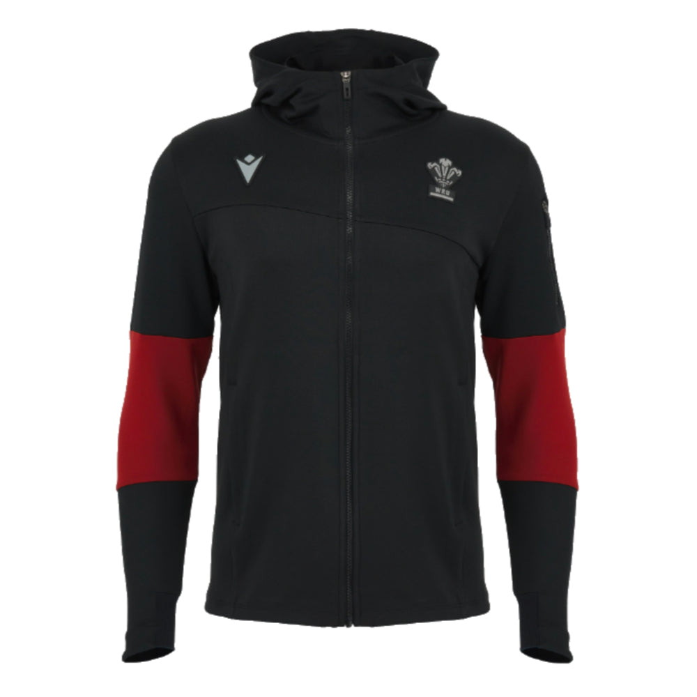 2023-2024 Wales Rugby WRU Athleisure Hoody (Black)_0