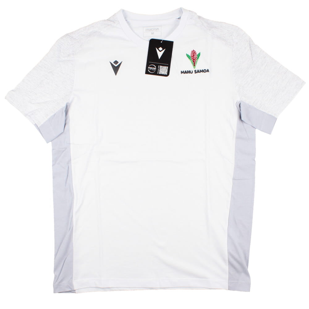 2023-2024 Samoa Rugby Travel Cotton Shirt (White)_0