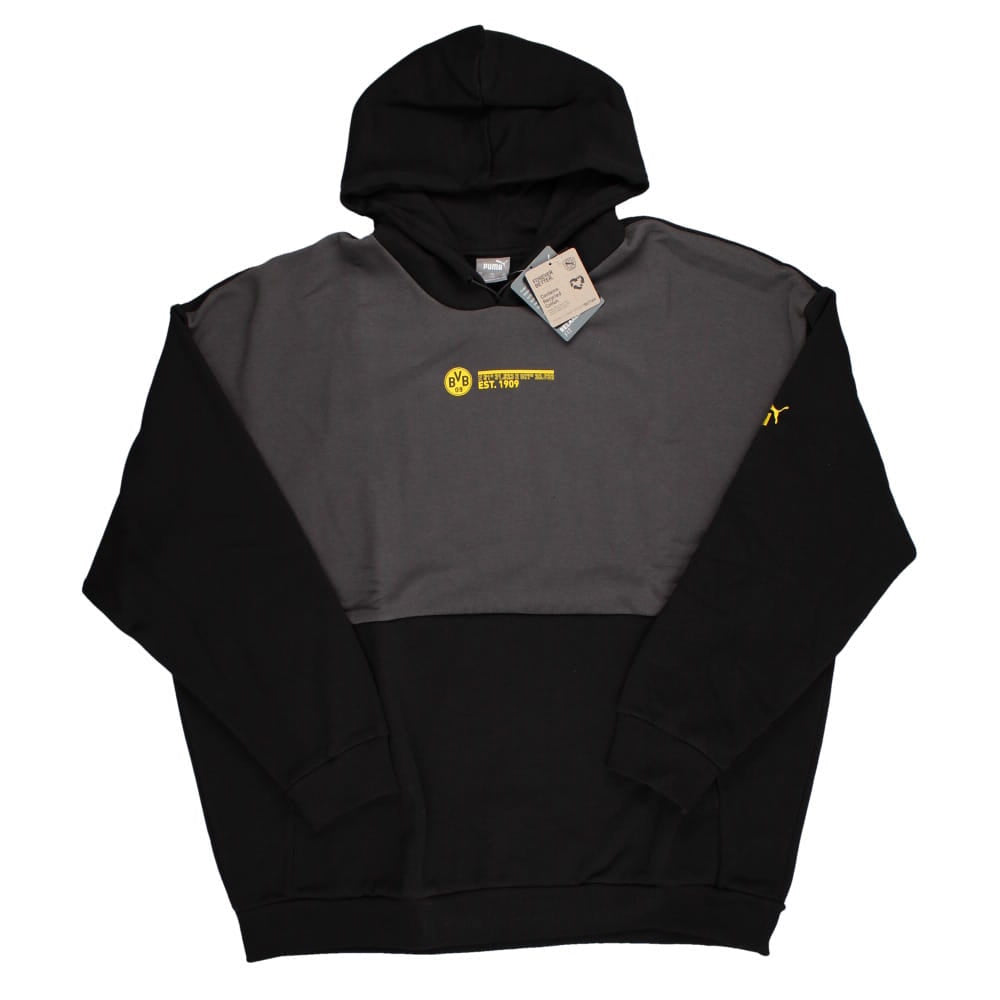 2023-2024 Borussia Dortmund FtblCulture Hoody (Grey)_0