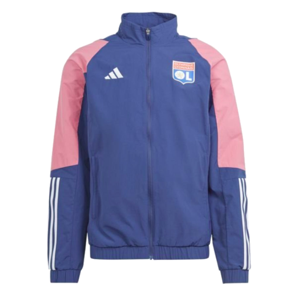 2023-2024 Olympique Lyon Presentation Jacket (Tech Indigo)_0