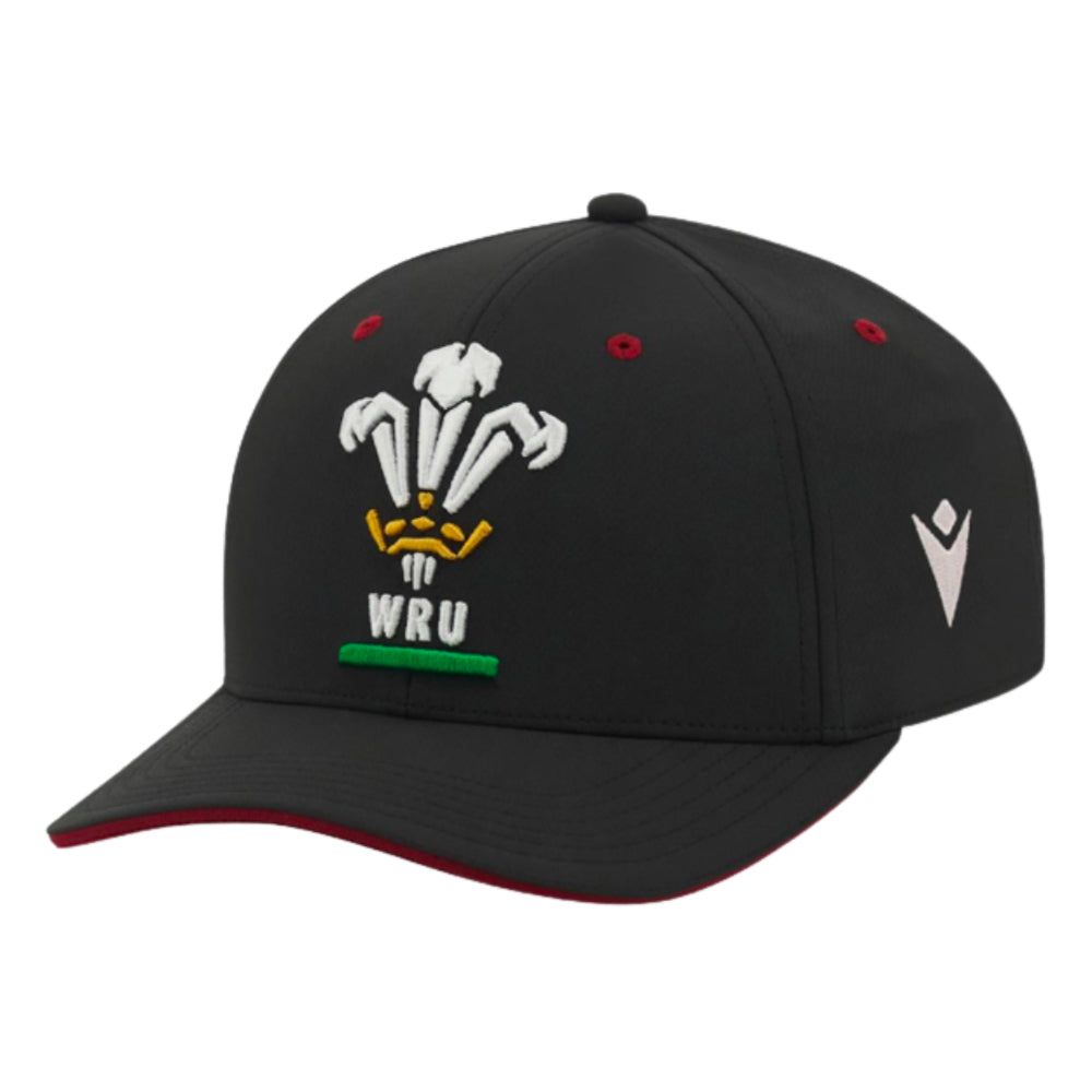 2023-2024 Wales Rugby 3D Baseball Cap (Black)_0