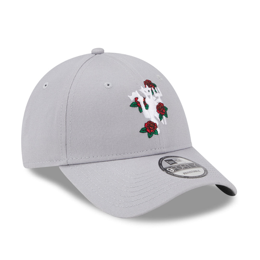 Man Utd Rose 9Forty Cap (Grey)_1